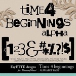 Time 4 Beginnings Alphabet Pack-$0.99 (Ettes and Company by Fayette)