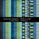 Dude-a-tude Paper Pack-$3.49 (Jumpstart Designs)