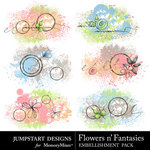 Flowers n Fantasies Scatters Pack-$2.89 (Jumpstart Designs)
