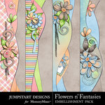 Flowers n Fantasies Border Pack-$1.99 (Jumpstart Designs)