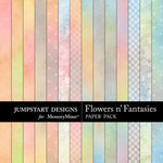 Flowers n Fantasies Add-On Paper Pack-$3.99 (Jumpstart Designs)