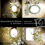 Nanas Love Quick Page QuickMix Set 2-$3.49 (MagicalReality Designs)