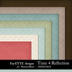Time 4 Reflection Embossed Paper Pack-$2.99 (Ettes and Company by Fayette)