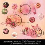 My Sweetest Heart Flair Pack-$1.99 (Jumpstart Designs)