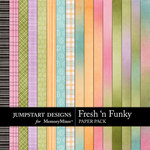 Fresh n Funky Add On Paper Pack-$3.49 (Jumpstart Designs)