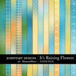 Its Raining Flowers Add On Paper Pack-$3.99 (Jumpstart Designs)