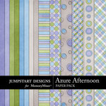 Azure Afternoon Paper Pack-$3.99 (Jumpstart Designs)