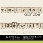Time 4 My Story Alphabet Pack-$1.99 (Ettes and Company by Fayette)