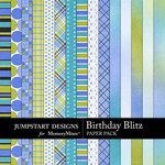 Birthday Blitz Add On Paper Pack-$3.99 (Jumpstart Designs)