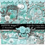 Color Fix 2 Pretty in Aqua Mist Combo Pack-$6.99 (Ettes and Company by Fayette)