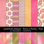 Pretty in Paisley Pink Add On Paper Pack-$3.99 (Jumpstart Designs)