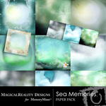 Sea Memories MR Paper Pack-$3.99 (MagicalReality Designs)