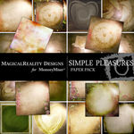Simple Pleasures Paper Pack-$3.99 (MagicalReality Designs)