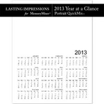2013 Calendar Year at a Glance PT Template QuickMi-$0.00 (Lasting Impressions)