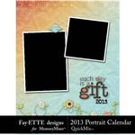 2013 Calendar Fayette Portrait QuickMix 2-$4.99 (Ettes and Company by Fayette)