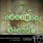 Goodbye Summer Alphabet Pack-$1.25 (MagicalReality Designs)