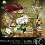 Goodbye Summer Embellishment Pack-$3.49 (MagicalReality Designs)