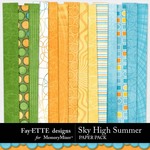 Sky High Summer Paper Pack-$3.99 (Ettes and Company by Fayette)