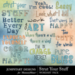 Strut Your Stuff WordArt Pack-$2.49 (Jumpstart Designs)