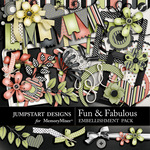 Fun and Fabulous Embellishment Pack-$3.49 (Jumpstart Designs)