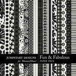 Fun and Fabulous Add On Paper Pack-$3.49 (Jumpstart Designs)
