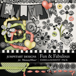 Fun and Fabulous Add On Embellishment Pack-$2.99 (Jumpstart Designs)