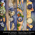Denim Days of Autumn Border Pack-$2.49 (Jumpstart Designs)
