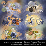 Denim Days of Autumn Scatter Pack-$1.99 (Jumpstart Designs)
