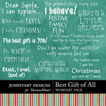 Best Gift of All WordArt Pack-$2.49 (Jumpstart Designs)