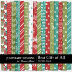 Best Gift of All ADD ON Paper Pack-$3.99 (Jumpstart Designs)