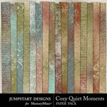 Cozy Quiet Moments ADD ON Paper Pack-$3.99 (Jumpstart Designs)