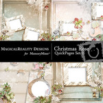 Christmas Rose QUICK PAGE QuickMix 2-$3.49 (MagicalReality Designs)