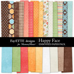 Happy Face Paper Pack-$2.99 (Ettes and Company by Fayette)