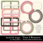 Time 4 Romance Frames-$2.49 (Ettes and Company by Fayette)