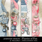 Flurries of Fun Border Pack-$2.49 (Jumpstart Designs)