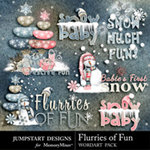 Flurries of Fun WordArt Pack-$2.99 (Jumpstart Designs)