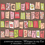 Whisper in my Ear Alpha-$3.49 (Jumpstart Designs)
