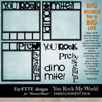 You Rock My World Big Words-$2.99 (Ettes and Company by Fayette)