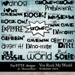 You Rock My World WordArt-$2.49 (Ettes and Company by Fayette)