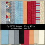 Crazy 4 Cats Paper Pack-$2.99 (Ettes and Company by Fayette)