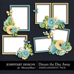 Dream the Day Away Clusters-$2.49 (Jumpstart Designs)