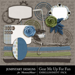 Gear Me Up For Fun ADD ON Embellishment Pack-$2.99 (Jumpstart Designs)