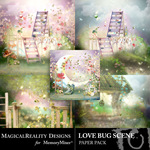 Love Bug Scene Paper Pack-$3.99 (MagicalReality Designs)