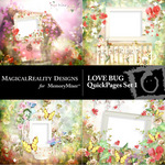 Love Bug Quick Pages Set 1-$3.49 (MagicalReality Designs)