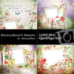 Love Bug Quick Pages Set 2-$3.49 (MagicalReality Designs)
