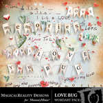 Love Bug Word Art-$2.49 (MagicalReality Designs)
