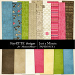 Just a Minute Paper Pack 1-$2.99 (Ettes and Company by Fayette)