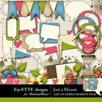 Just a Minute Add On Embellishment Pack-$2.99 (Ettes and Company by Fayette)