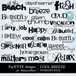 Cool Breeze WordArt Pack-$2.49 (Ettes and Company by Fayette)