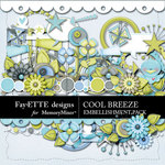 Cool Breeze Embellishment Pack-$3.49 (Ettes and Company by Fayette)